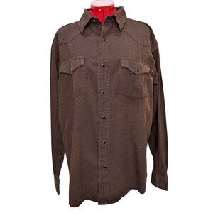 Red Ranch Men's Western Shirt- 100% cotton